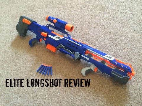 Nerf Guns Sniper Longshot Dart Mega Centurion Toy Long Range Blaster Mega  Clip