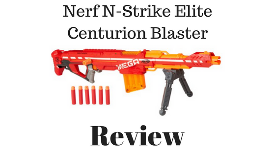 Nerf Mega Centurion Sniper Rifle Blaster Gun With Magazine - Works Great!