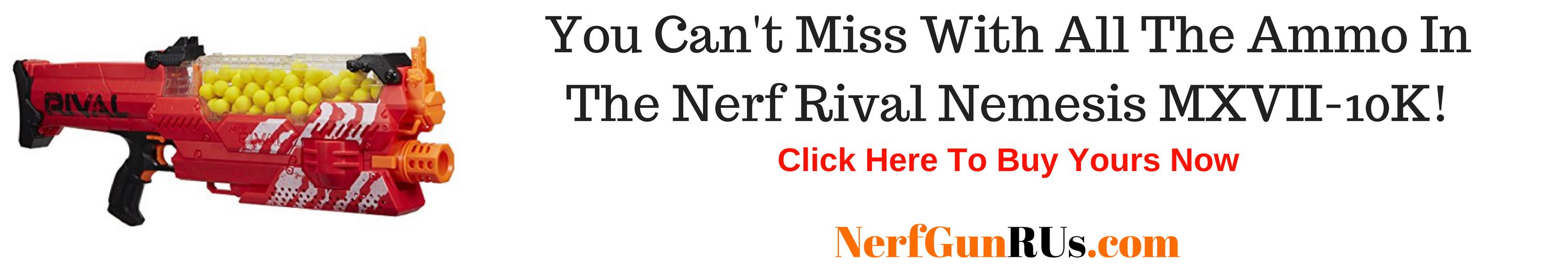 Are You Ready For All The Ammo In the Nerf Rival Nemesis MXVII-10K | NerfGunRUs.com