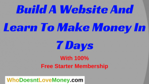 Build A Website And Learn To Make Money In 7 Days