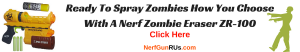Ready To Spray Zombies How You Choose With A Nerf Zombie Eraser ZR-100