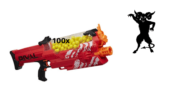 Nerf Rival Nemesis MXVII-10K and Demon